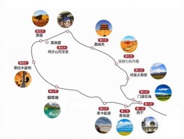 「兰州旅游景点线路图」兰州旅游景点路线图手绘✅