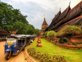 泰国清迈小镇图片_泰国旅游清迈风景区